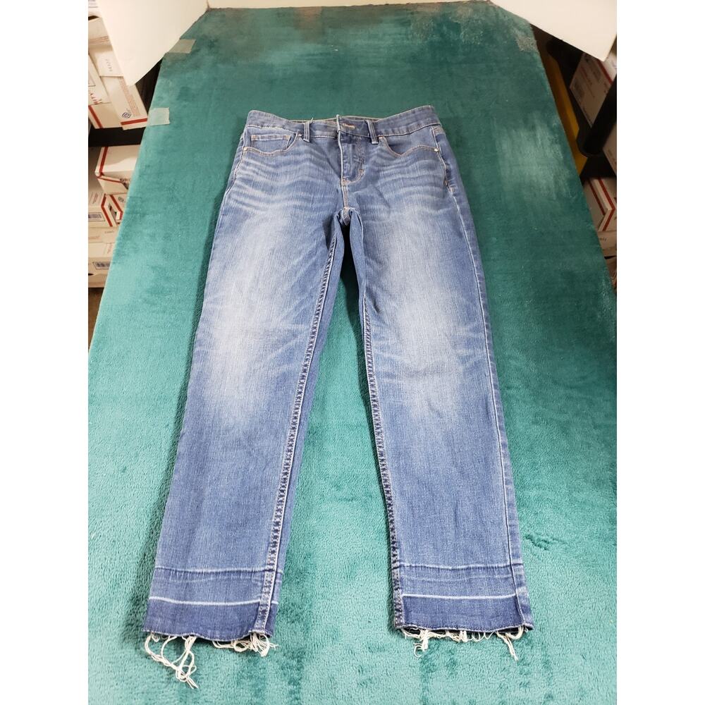 White House Black Market Blue Ankle Jeans